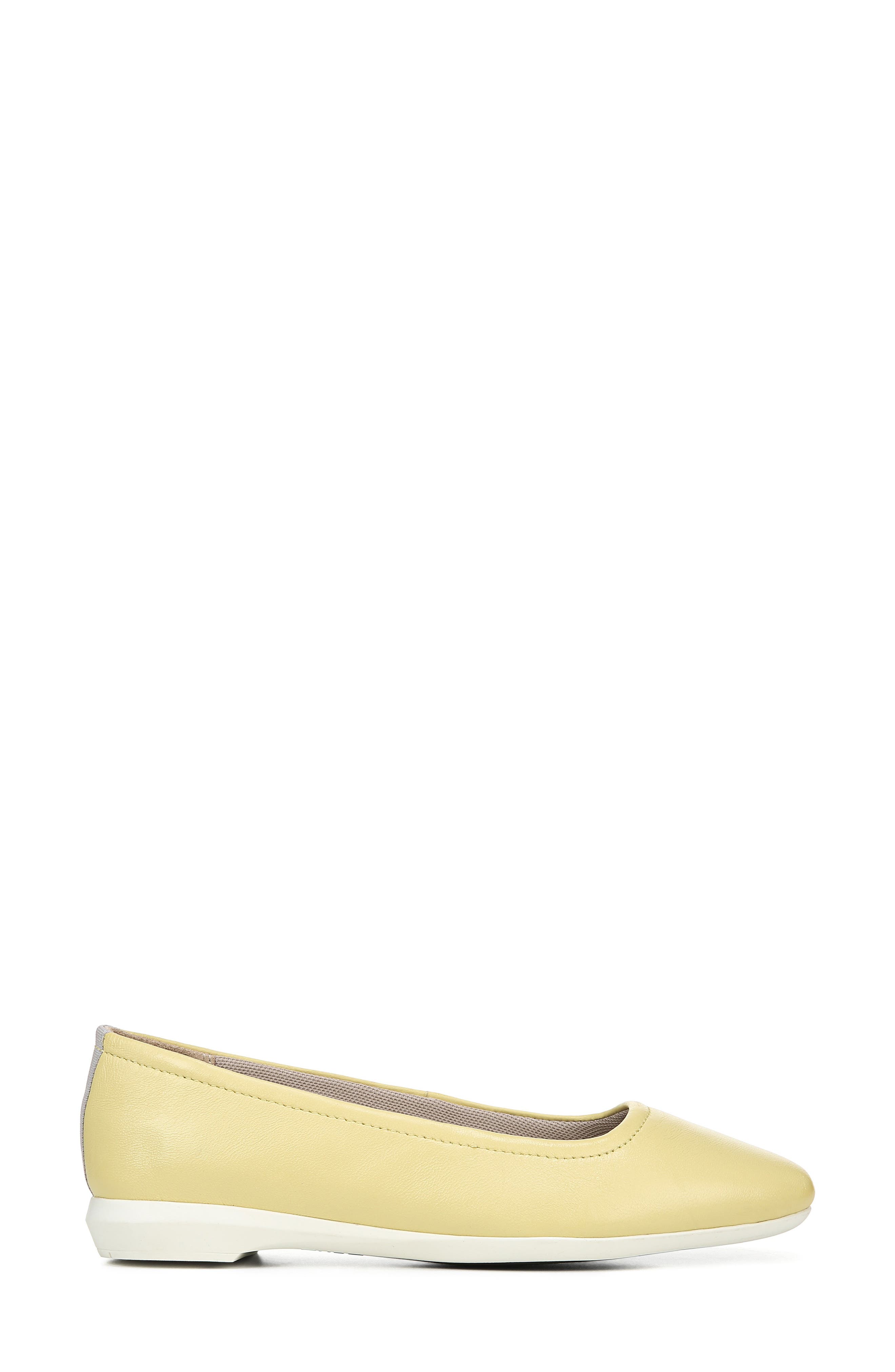 Alya Flat, Alternate, color, FLASH YELLOW LEATHER