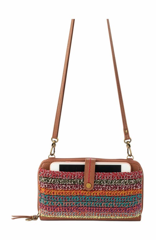 The Sak Iris Smartphone Crossbody In Sunset Stripe
