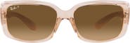 Ray-Ban 58mm Gradient Rectangular Sunglasses