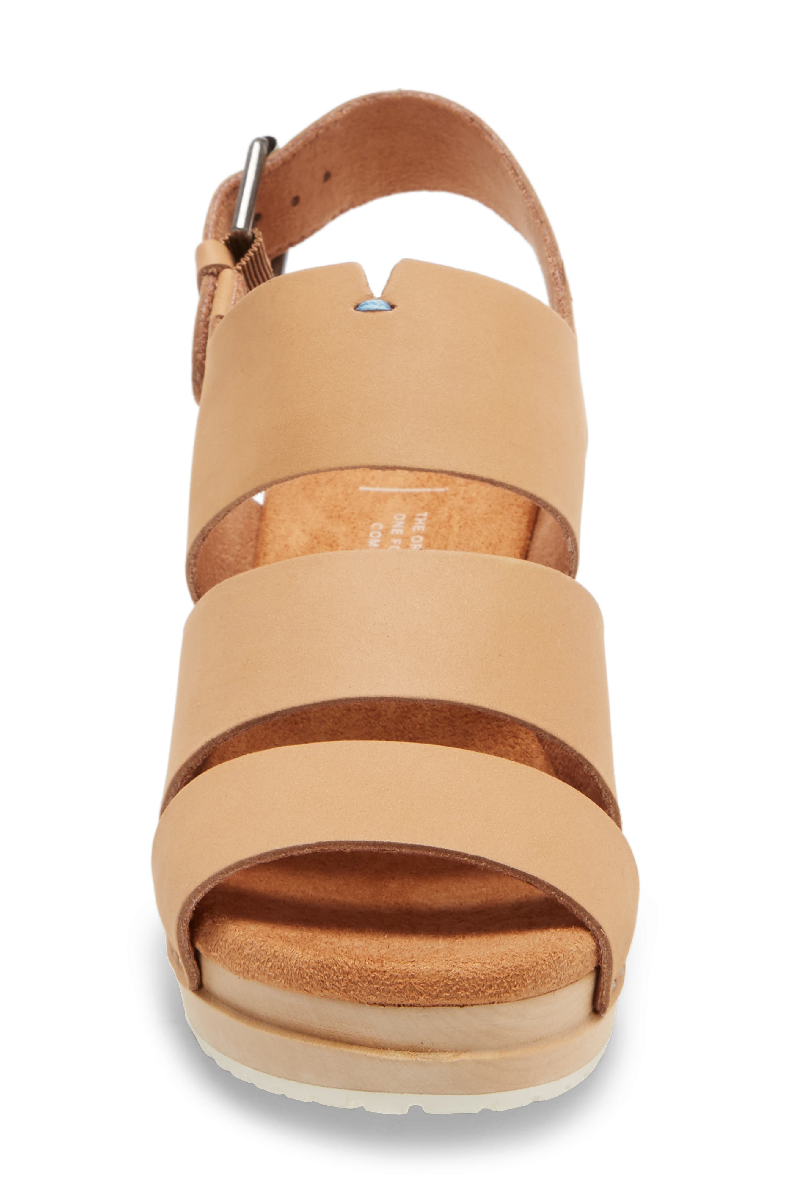 Phoebe Slingback Sandal, Alternate, color, NATURAL LEATHER
