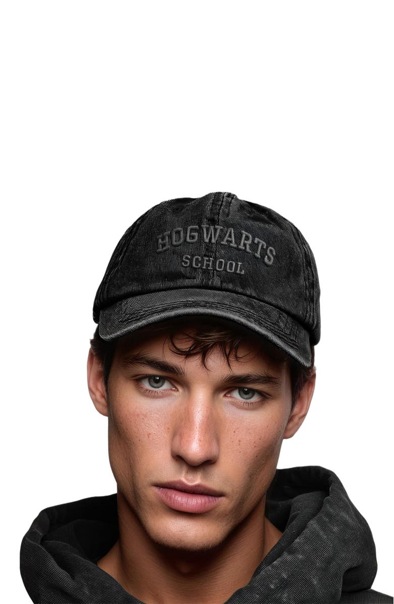 Blvck Harry Potter x Blvck 'Hogwarts' Cap, Alternate, color, Black