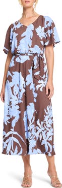 NIC+ZOE Cloud Blossom Brooke Midi Dress