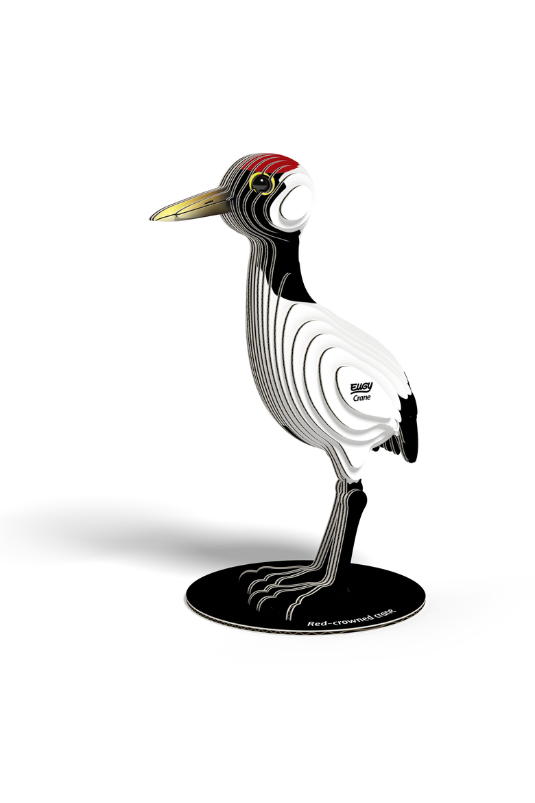 Crane 3D Puzzle, Alternate, color, No Color