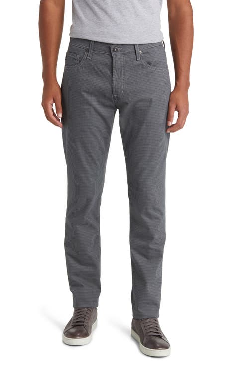 Men's Tellis Grid Slim Fit Pants
