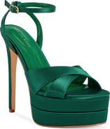 AZALEA WANG Halladay Ankle Strap Platform Sandal