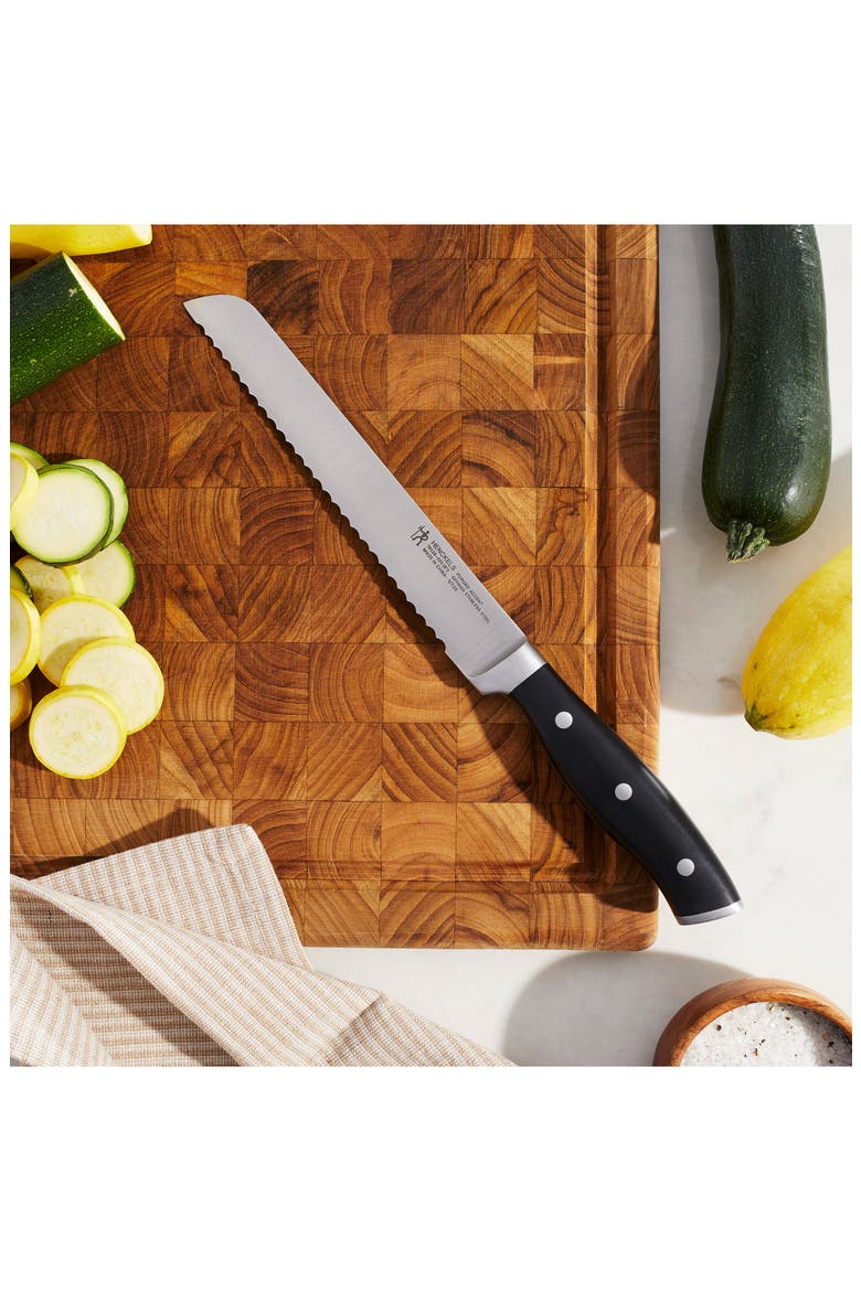 Forged Accent 8-Inch Bread Knife, Alternate, color, BLACK