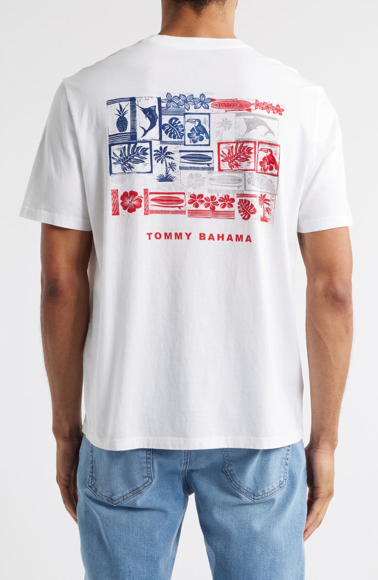 Tommy Bahama Americana Boardblock Cotton T-Shirt, Alternate, color, 