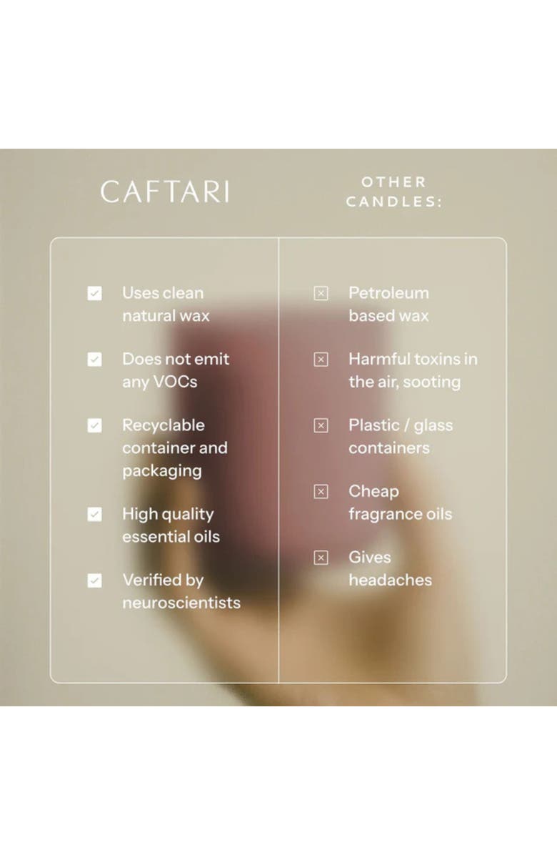 Caftari Scent of Nirvana Meditation Candle, Alternate, color, Deep Mauve