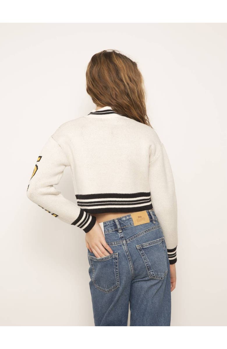 Central Park West Ava Love Smile Crew, Alternate, color, Ivory