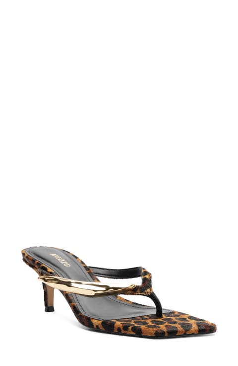 Gracey Genuine Calf Hair Mid Stiletto Sandal (Women)