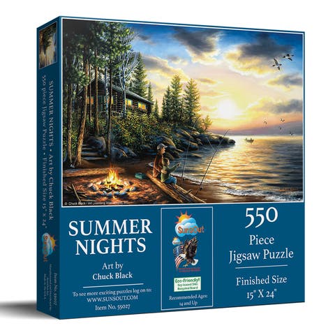 Summer Nights 550 piece Jigsaw Puzzle for Adults