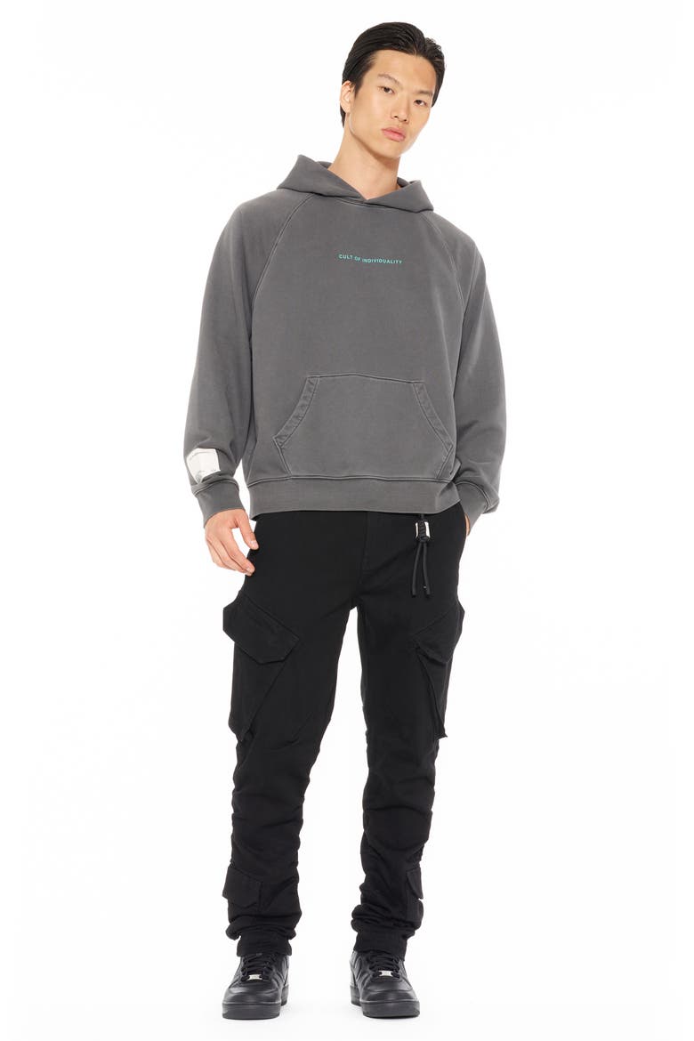 Rocker Cargo 606 Slim Fit Jeans, Alternate, color, DOUBLE BLACK