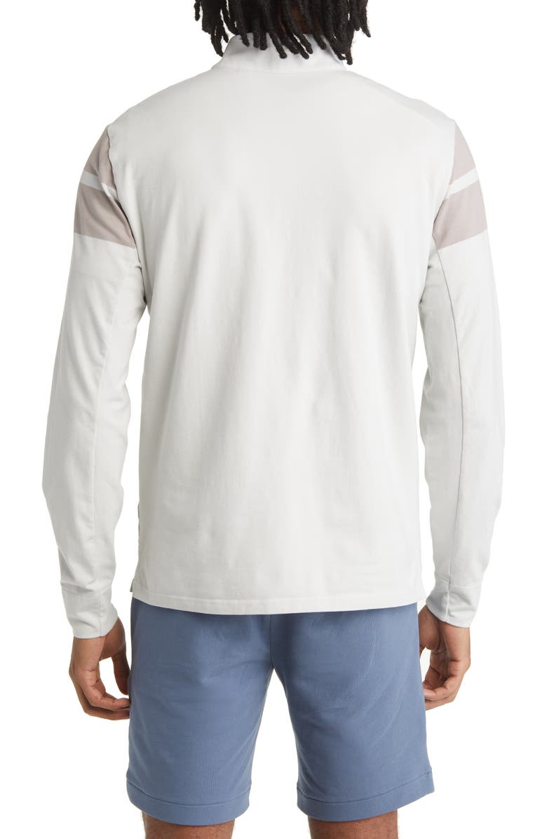 Radmor Colton Stretch Organic Cotton Quarter Zip Pullover, Alternate, color,