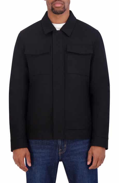Nautica Water Resistant Wool Blend Coat