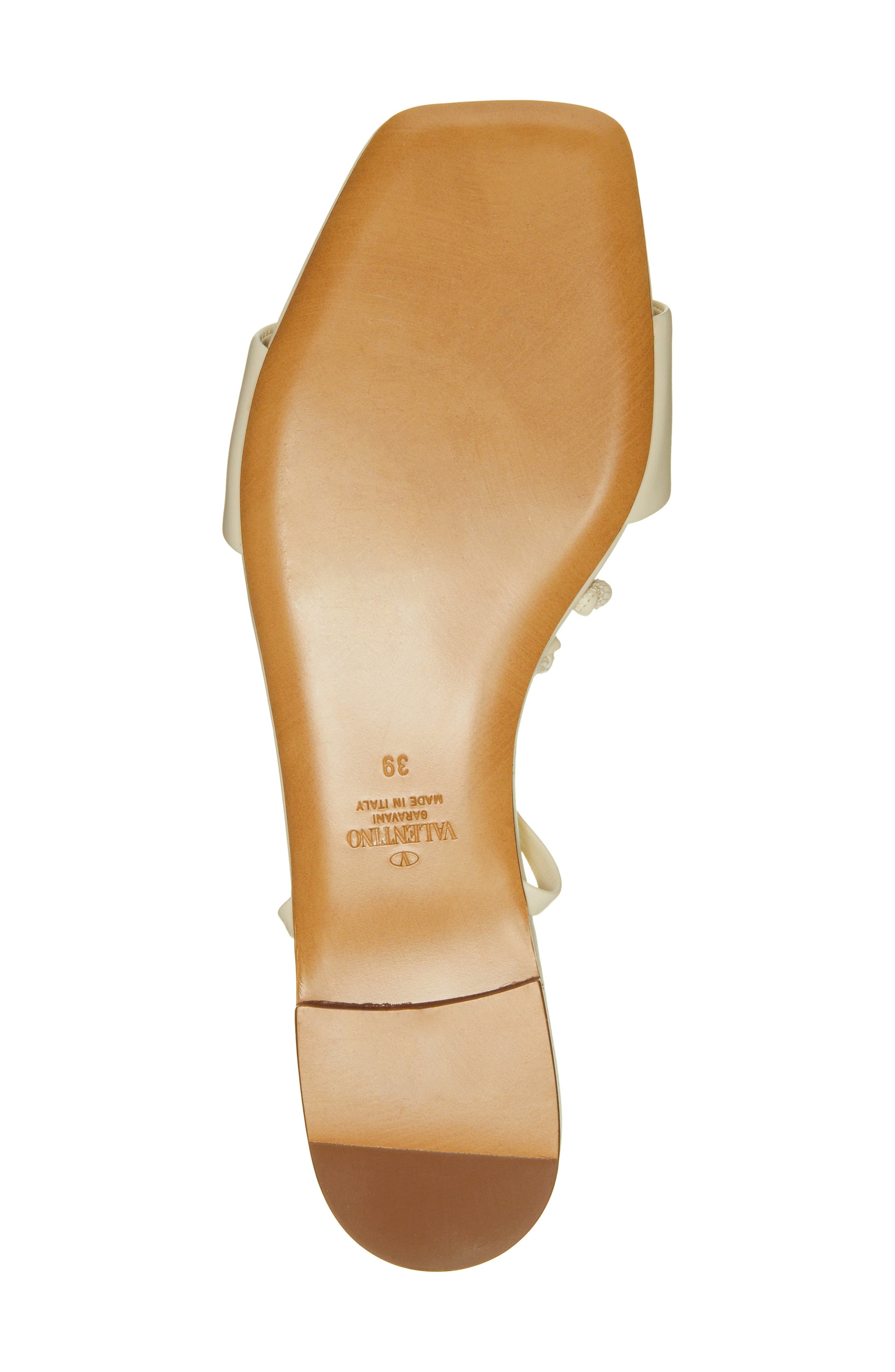 Valentino Garavani Roman Stud Wrap Sandal, Alternate, color, 