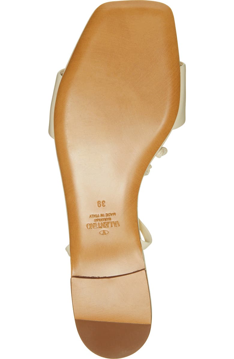 Valentino Garavani Roman Stud Wrap Sandal, Alternate, color,