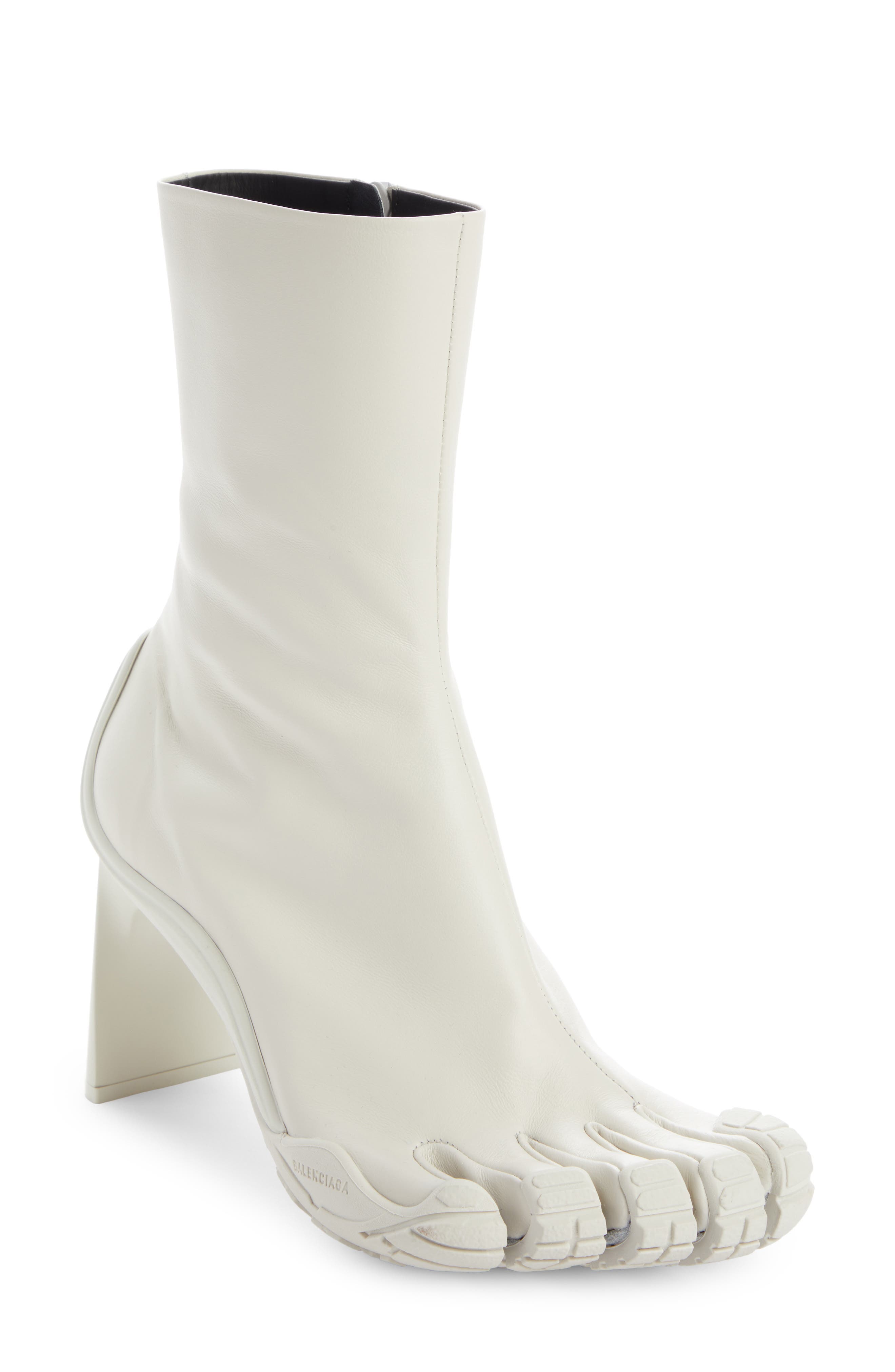 Balenciaga x Vibram Heeled Toe Bootie, Main, color, 