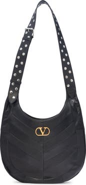 Valentino Garavani Hoboho Patchwork Leather Hobo Bag