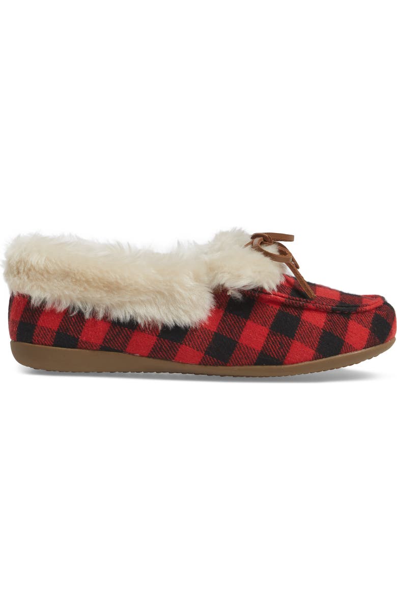 VIONIC WITH ORTHAHEEL Vionic Juniper Faux Fur Slipper, Alternate, color,