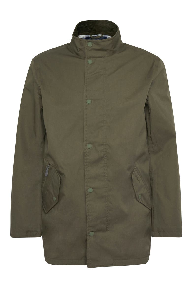 Chelsea Waterproof Twill Jacket, Alternate, color, UNIFORM GREEN/BLEACH