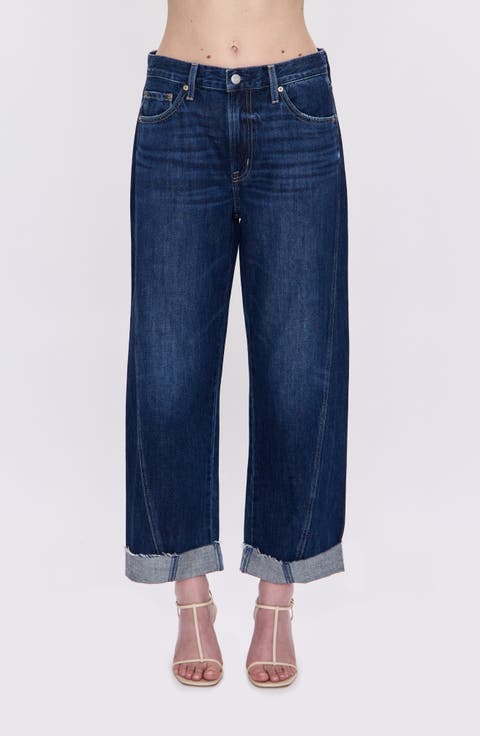 Kacey Cuffed High Waist Boyfriend Jeans