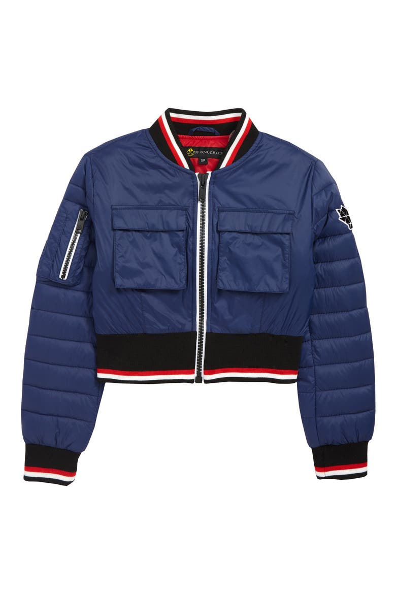 Laurier Bomber Jacket, Main, color, NAVY