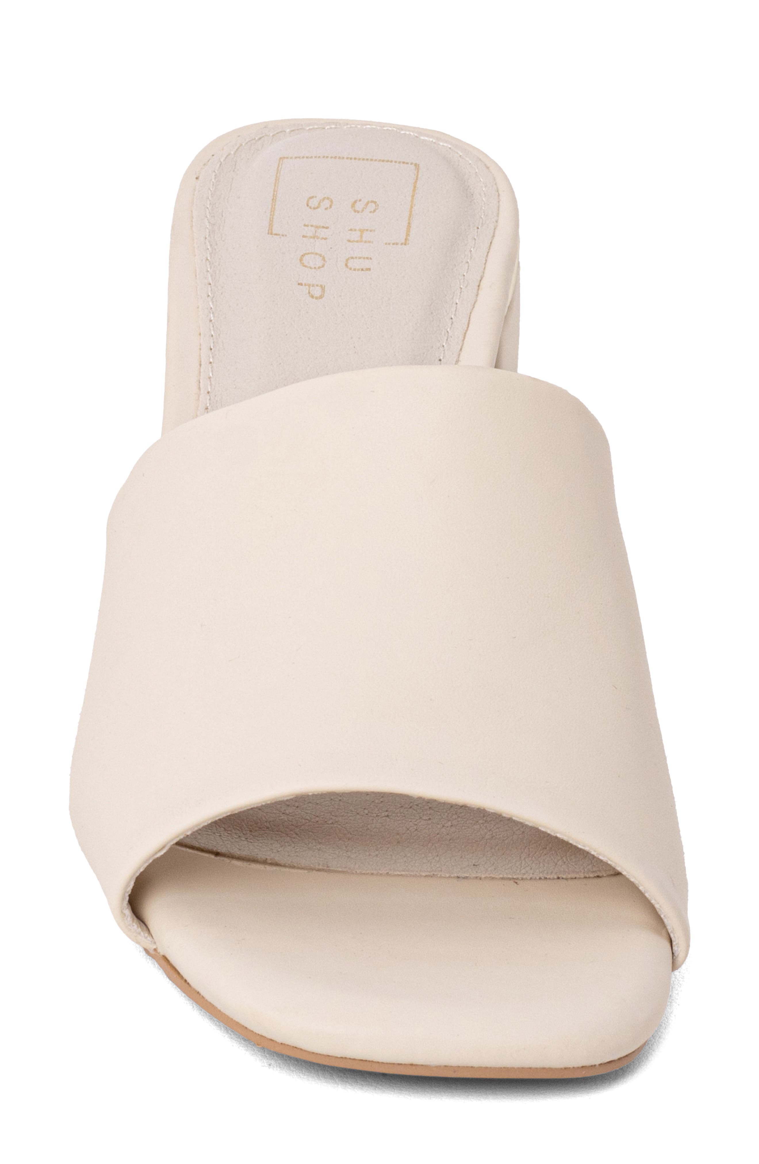 SHUSHOP Glinda Slide Sandal, Alternate, color, Bone