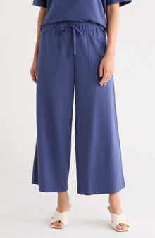 Cropped Wide Leg Pants