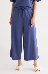Eileen Fisher Cropped Wide Leg Pants