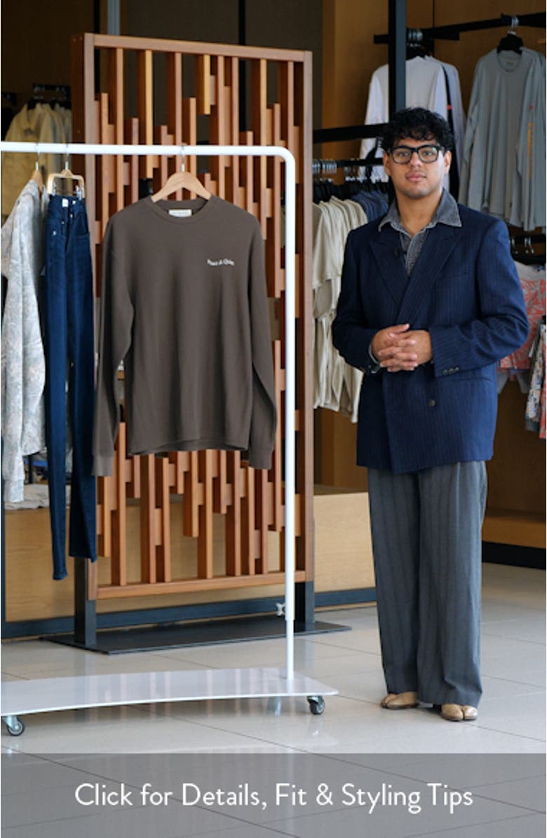 Wordmark Thermal Long Sleeve T-Shirt, sales video thumbnail