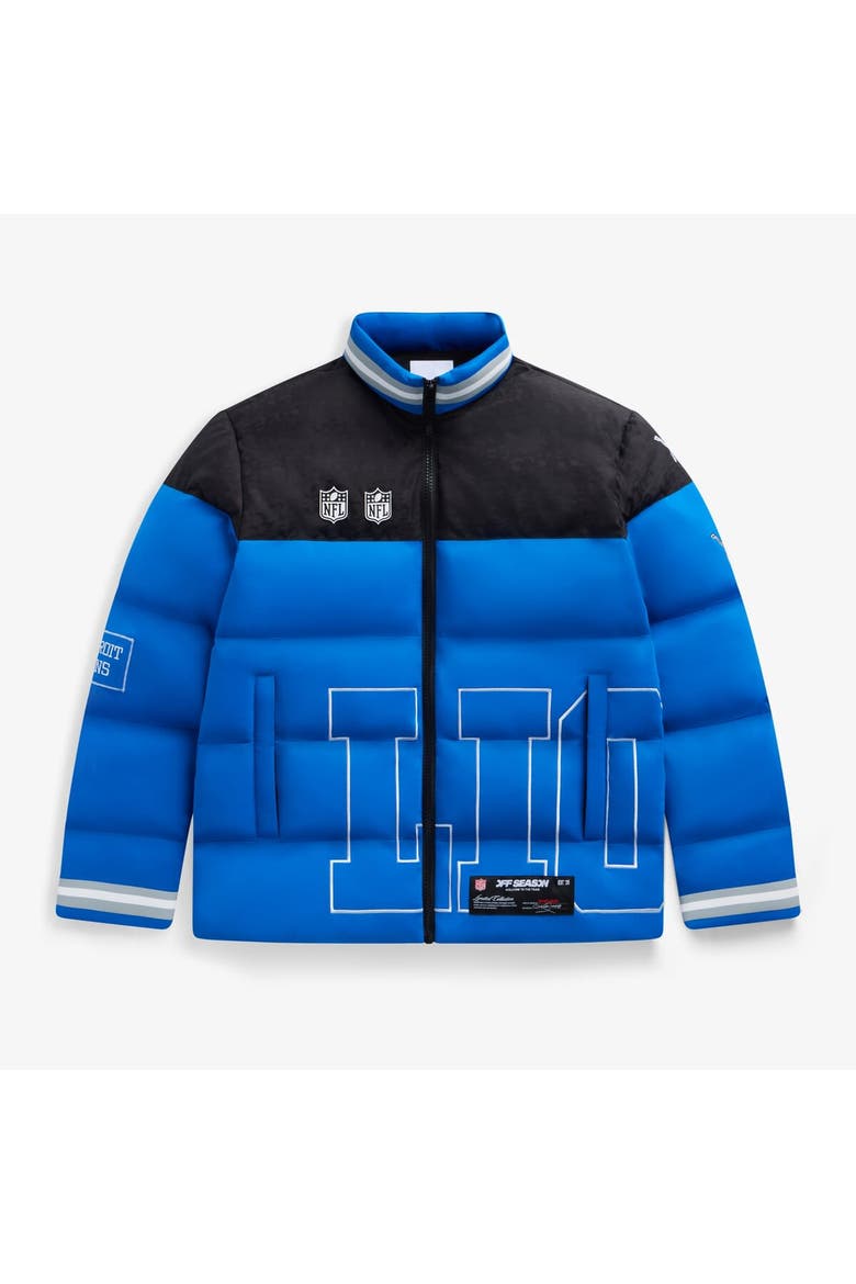 Unisex  Blue Detroit Lions Team Puffer Jacket, Main, color, Blue