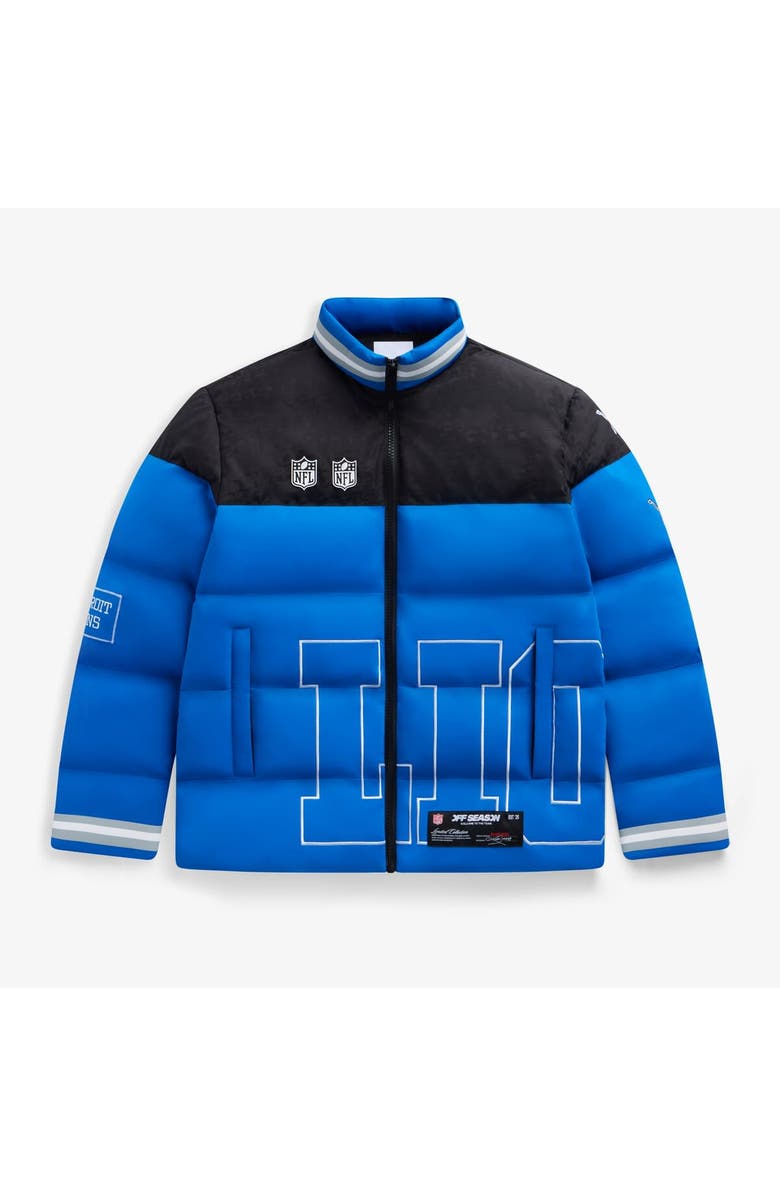 Off Season Unisex Blue Detroit Lions Team Puffer Jacket, Main, color, Blue