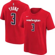 Nike Youth Nike Trae Young Red Washington Wizards 2026 Name & Number T-Shirt