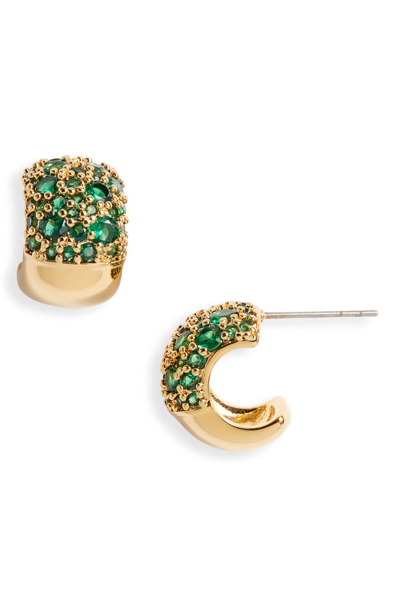 Nordstrom Pavé Wide Hoop Earrings, Main, color, 