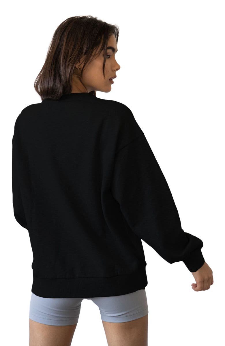 Rebody Active Rebody Lifestyle Sweatshirt, Alternate, color, Metropolis Black/Slate