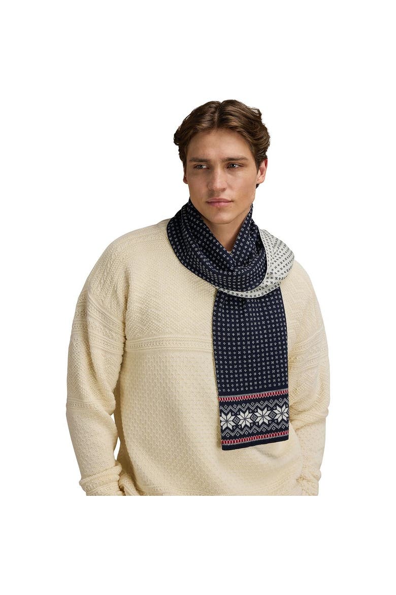 Garmisch Scarf, Alternate, color, Navy/Red/Offwhite