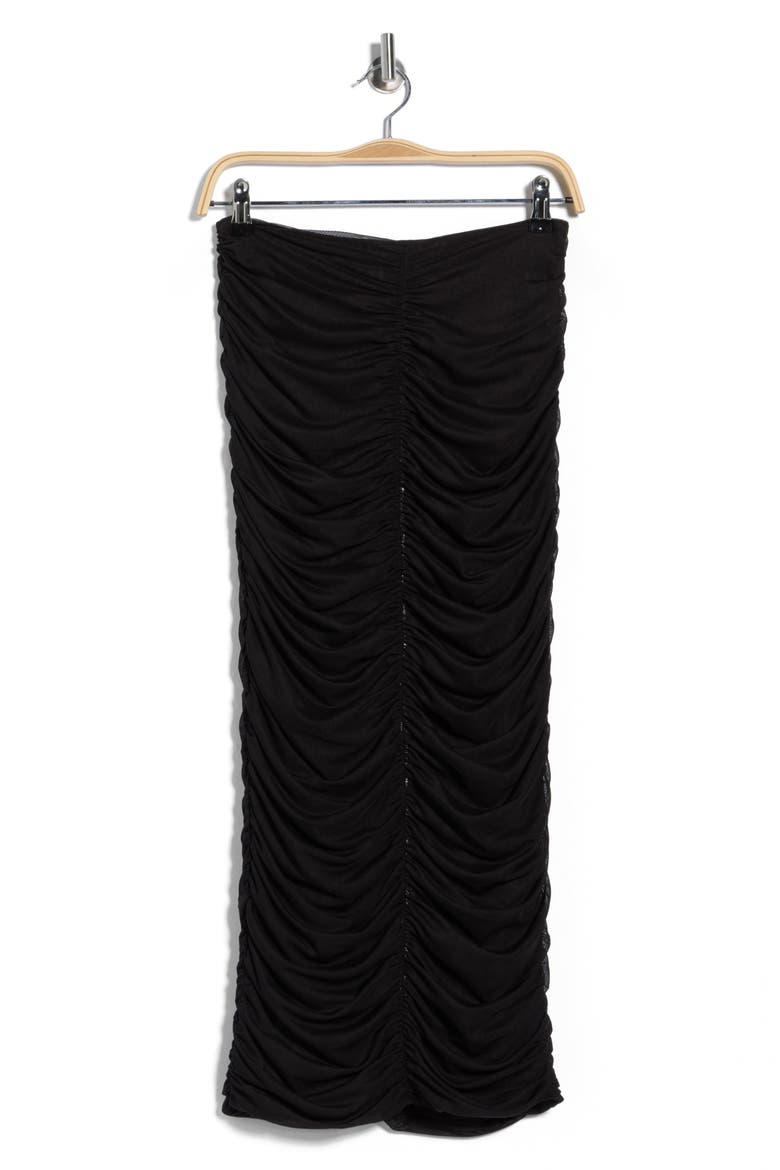Effie Knit Skirt, Alternate, color, BLACK