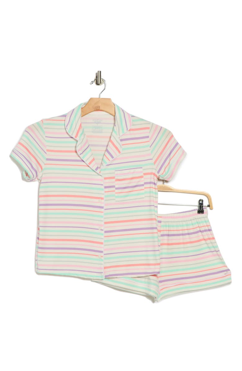 JACLYN Yummy Notch Short Pajamas, Alternate, color,