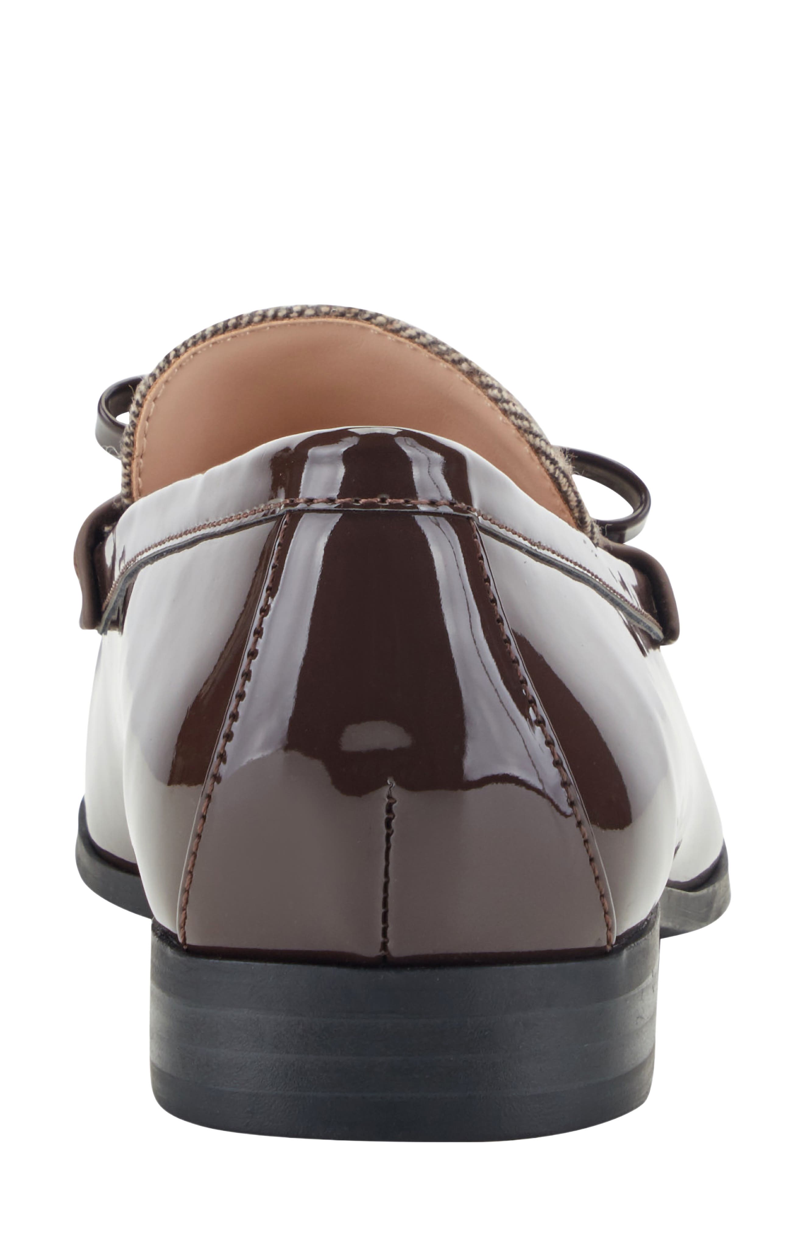 Laynei Loafer, Alternate, color, DARK BROWN PATENT