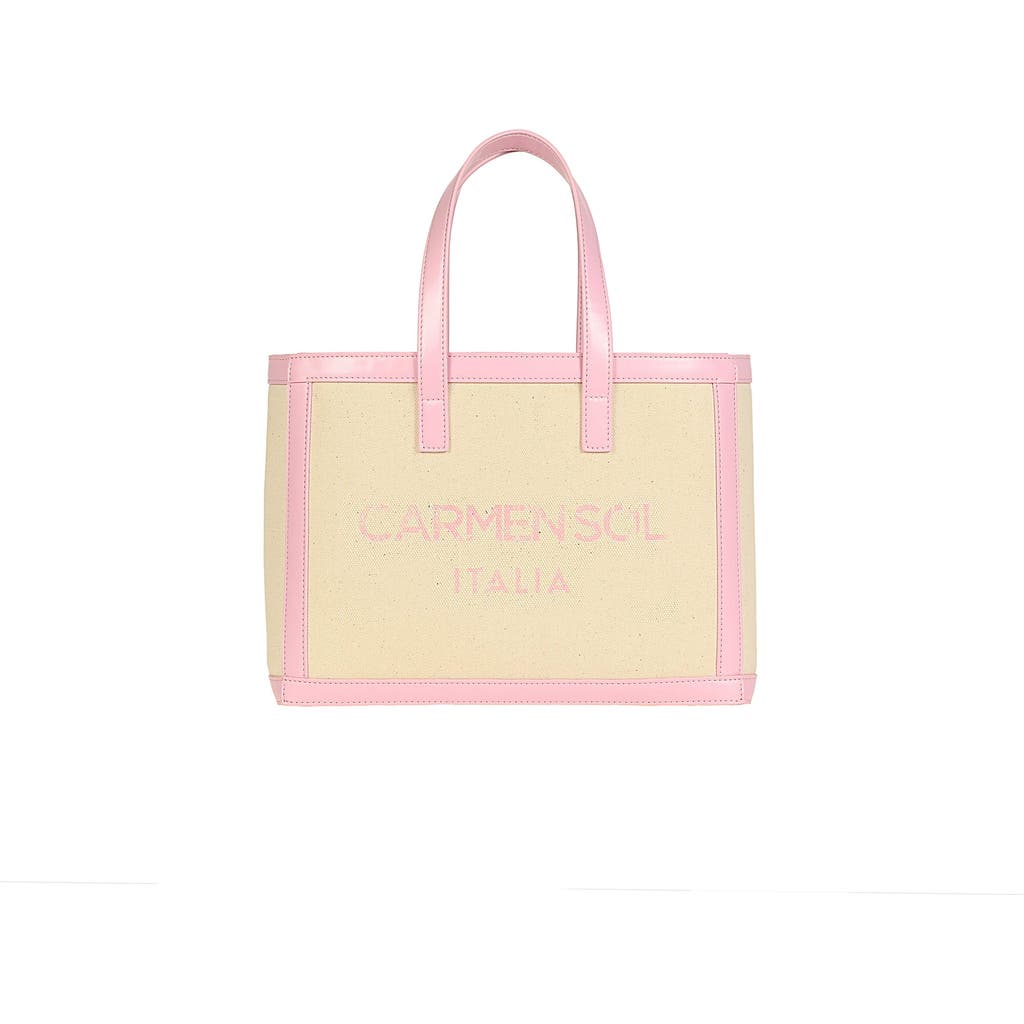 Carmen Sol Venezia Tote Bag In Pink