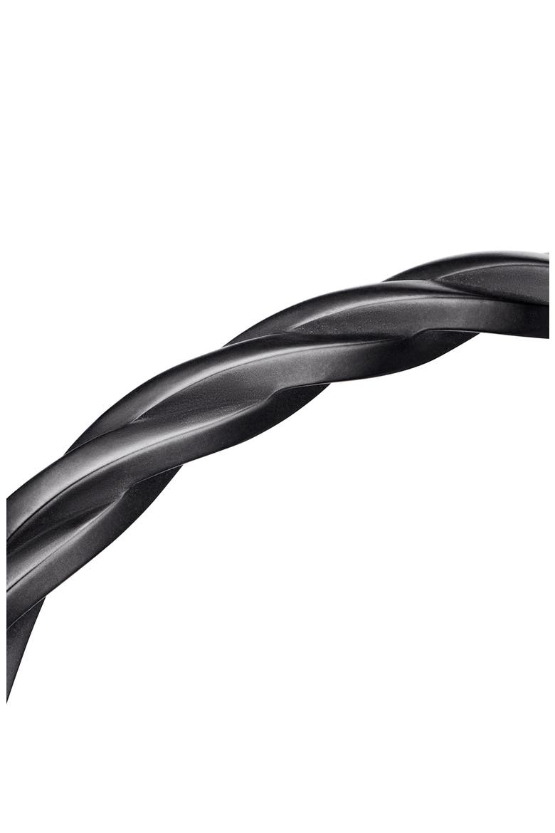 DY Helios Cuff Bracelet in Black Titanium, 6mm, Alternate, color, BLACK TITANIUM