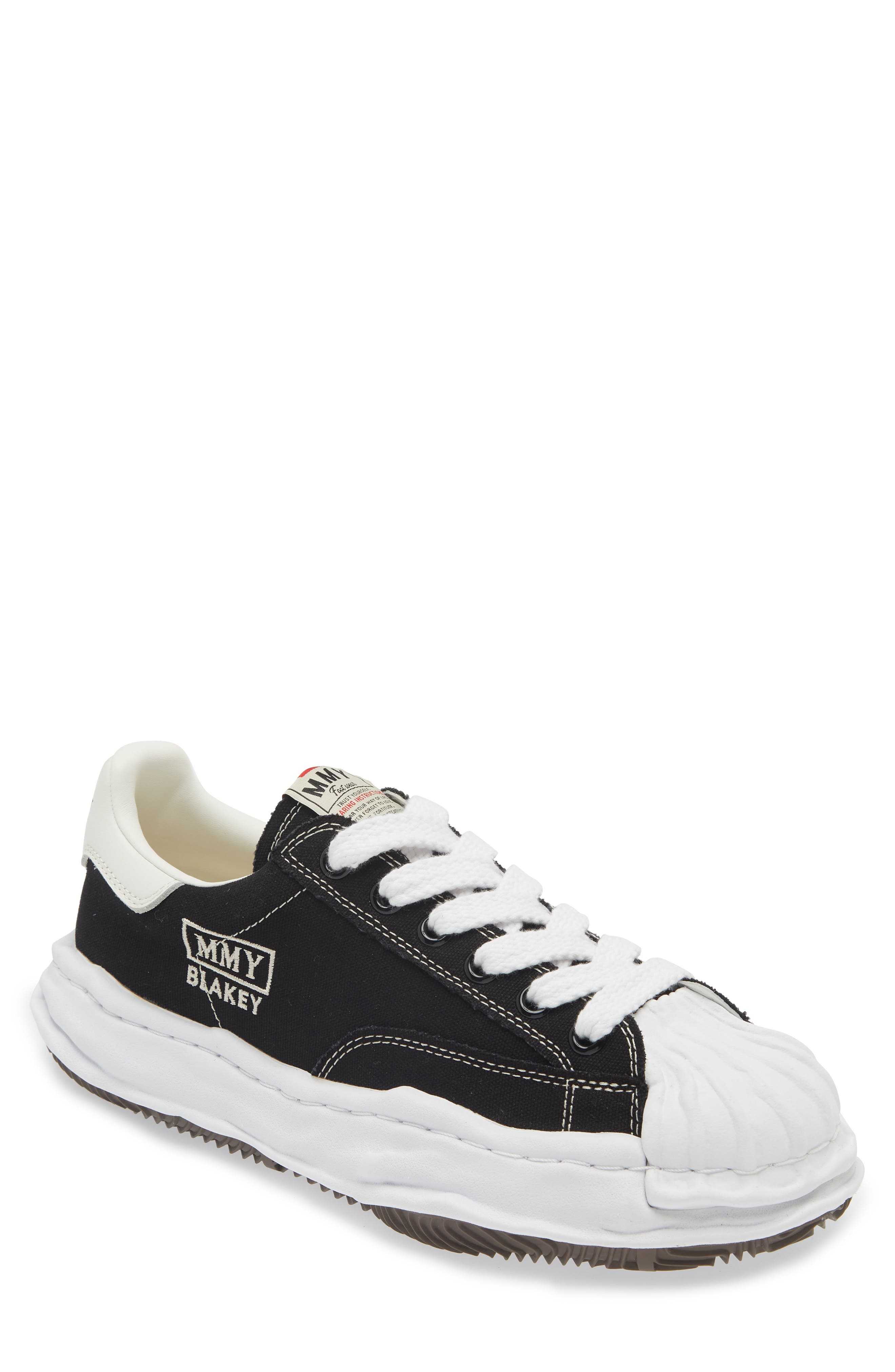 Maison MIHARA YASUHIRO Blakey Original Sole Canvas Sneaker, Main, color, Black
