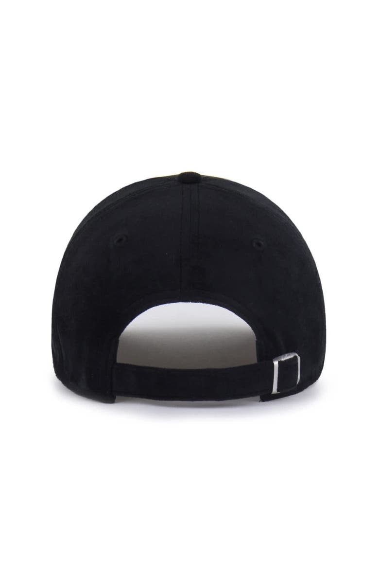 '47 Unisex '47 Black New York Liberty Spirited Velour Clean Up Adjustable Hat, Alternate, color, Black