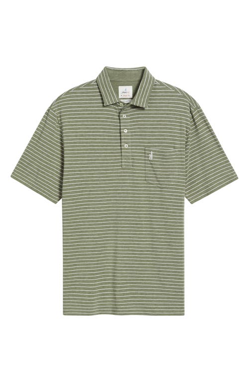 Johnnie-o Ryan Stripe Polo In Multi
