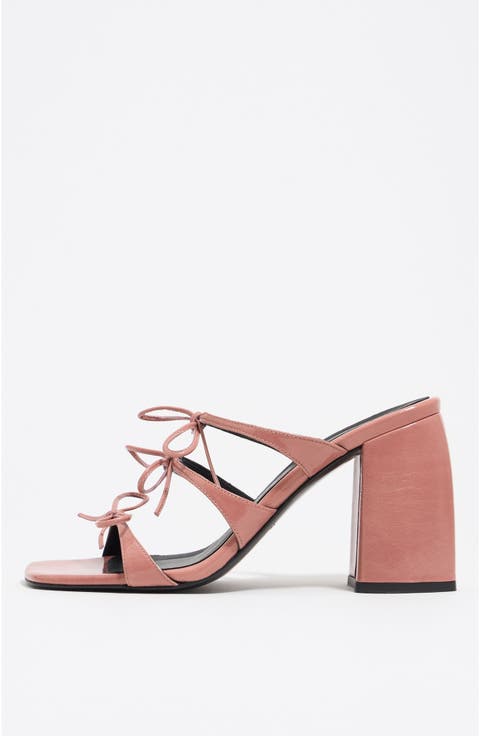 Leather Heel Sandal