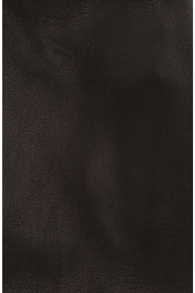 Soft Napa Sheepskin Leather Gloves, Alternate, color, BLACK