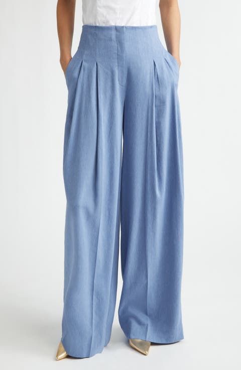 High Waist Wide Leg Pants