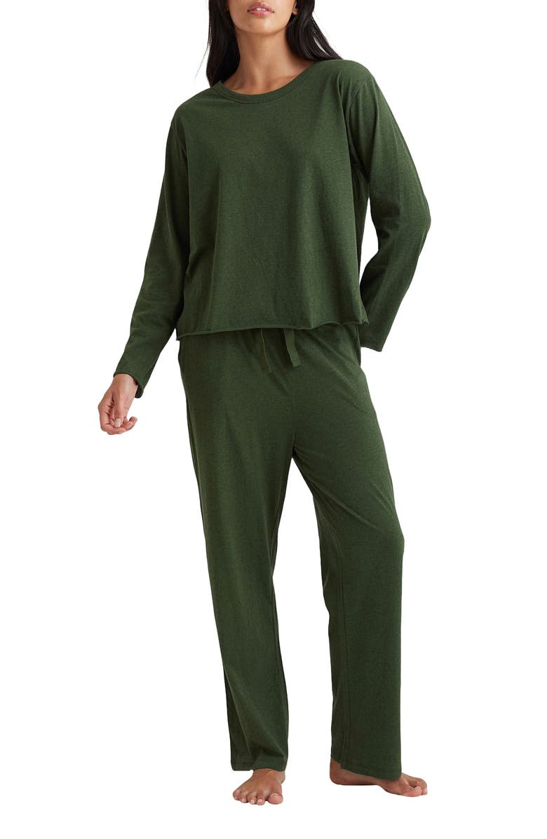 Papinelle Jada Organic Cotton Pajamas, Alternate, color, 