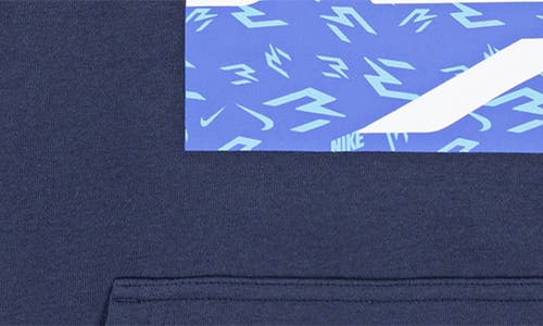 3 Brand Kids' Pop 3b Pullover Hoodie In Blue
