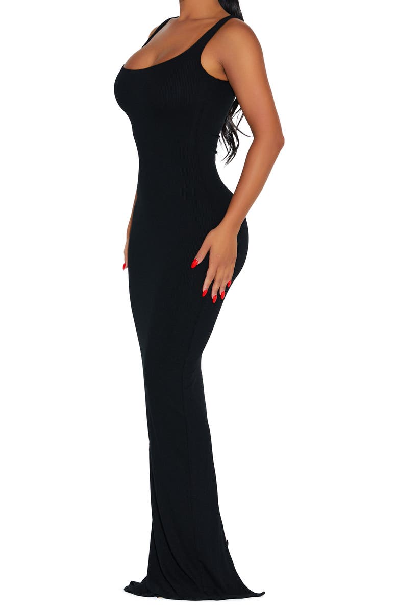 Naked Wardrobe Ribbed Energy Maxi Dress, Alternate, color, 